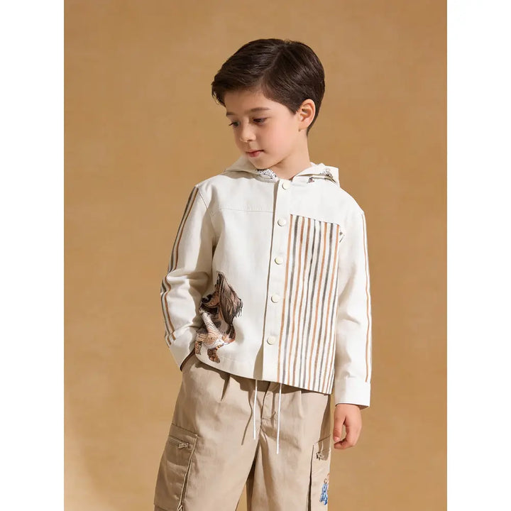 The Baby Trunk Unisex Friendly Dog Printed Shacket