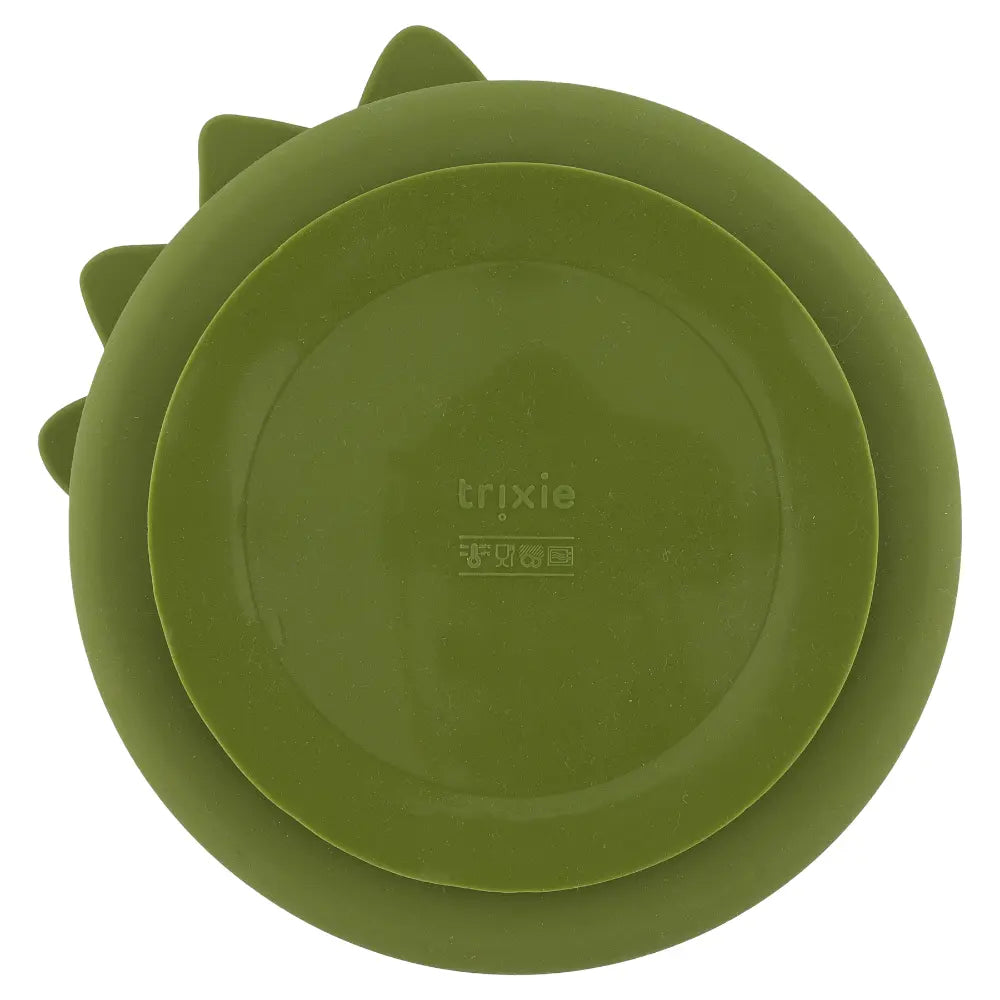 Trixie Silicone Divided Suction Plate - Mr. Dino