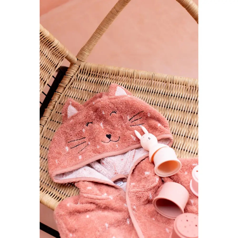 Trixie Hooded Towel | 75x75cm - Mrs. Cat