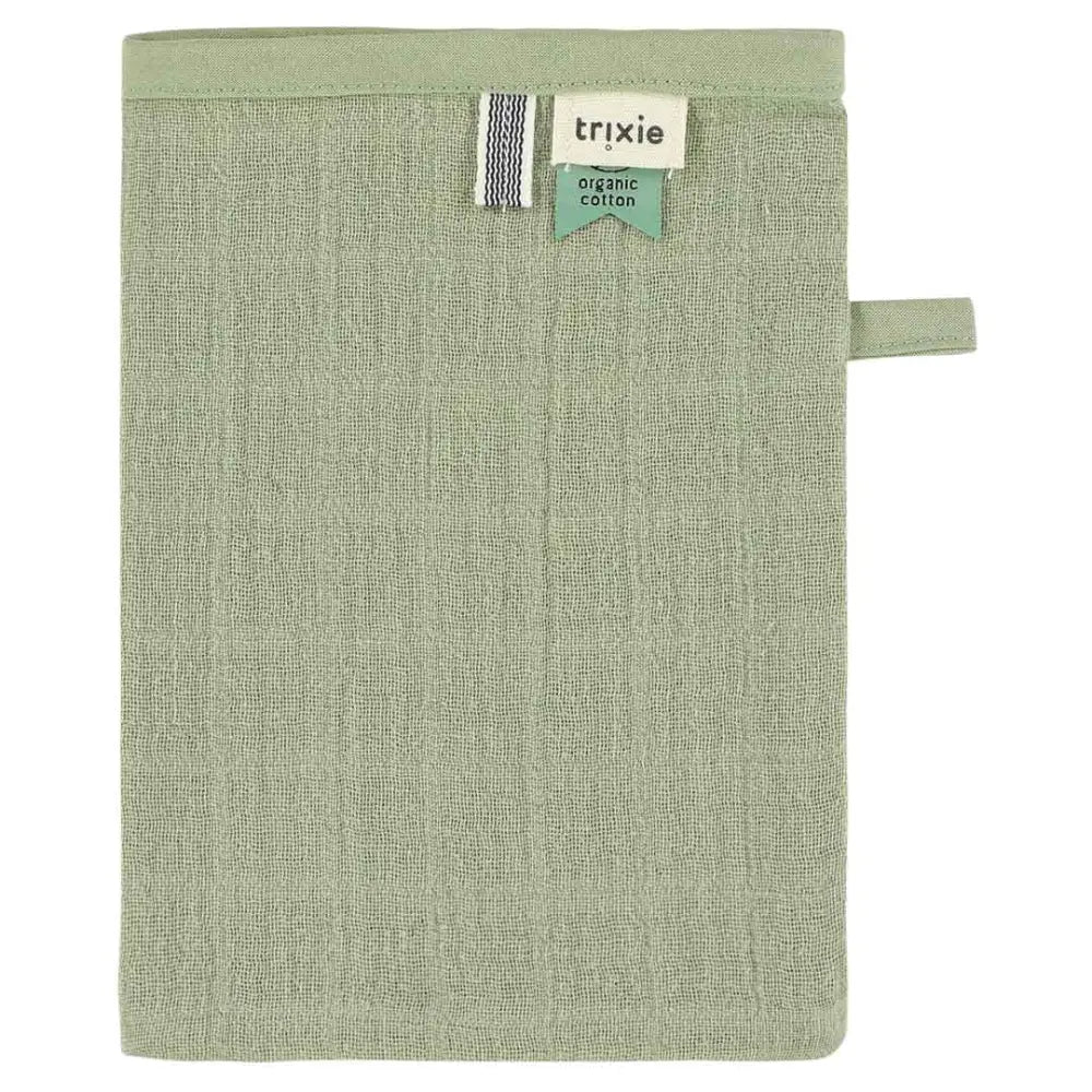 Trixie Muslin washcloths 3-pack mix - Daring Dino