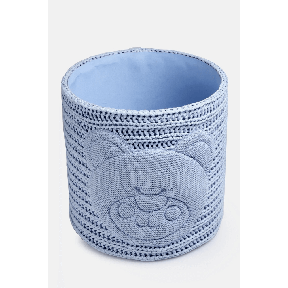 The Baby Trunk Multipurpose Storage Basket- Blue Teddy