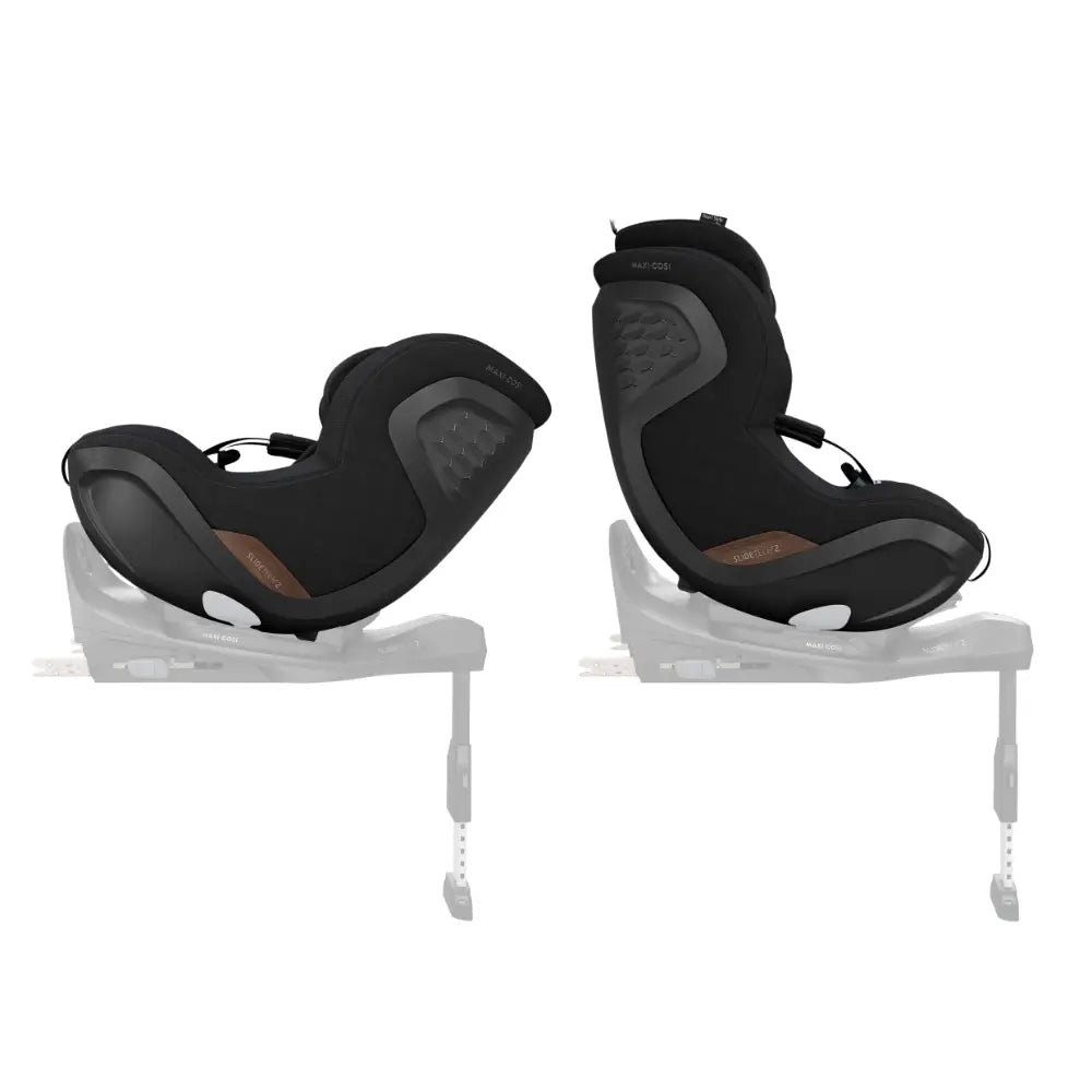 Maxi-Cosi Pearl Slide Pro i-Size All-in-One Car Seat, SLIDETECH®2 Technology, Rear and Forward Facing, 360° Rotation, 5 Recline Positions, Side Impact Protection, 3 Months - 4 Years, ISOFIX Included - Authentic Black
