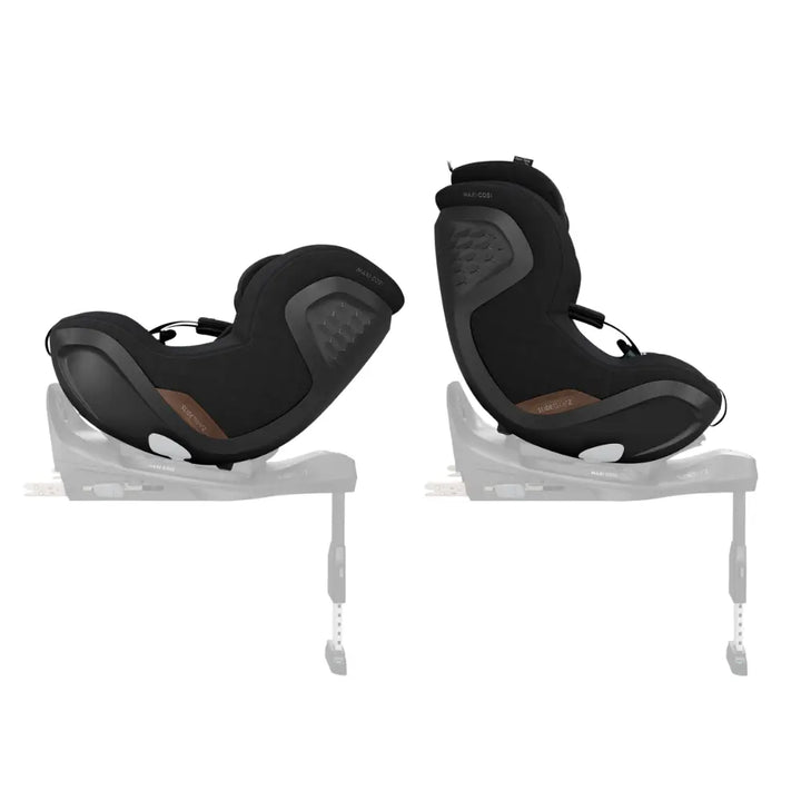 Maxi-Cosi Pearl Slide Pro i-Size All-in-One Car Seat, SLIDETECH®2 Technology, Rear and Forward Facing, 360° Rotation, 5 Recline Positions, Side Impact Protection, 3 Months - 4 Years, ISOFIX Included - Authentic Black