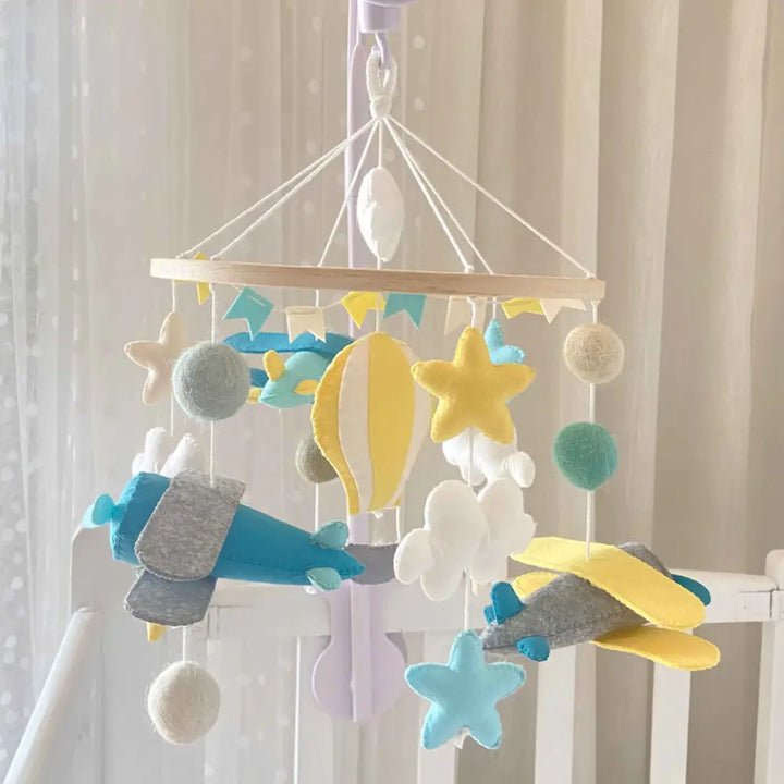 GWD Kids Flying High - Airplane Cot Mobile