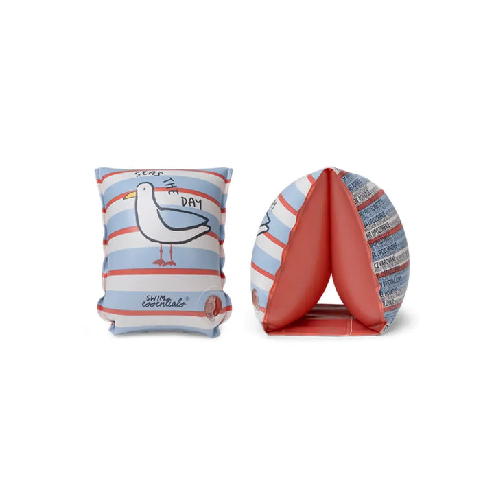 Swim Essentials Swim Arm Bands, Lightweight &amp; Inflatable PVC Water Floats for Kids 0–2 Years, Multicolored - Seas The Day