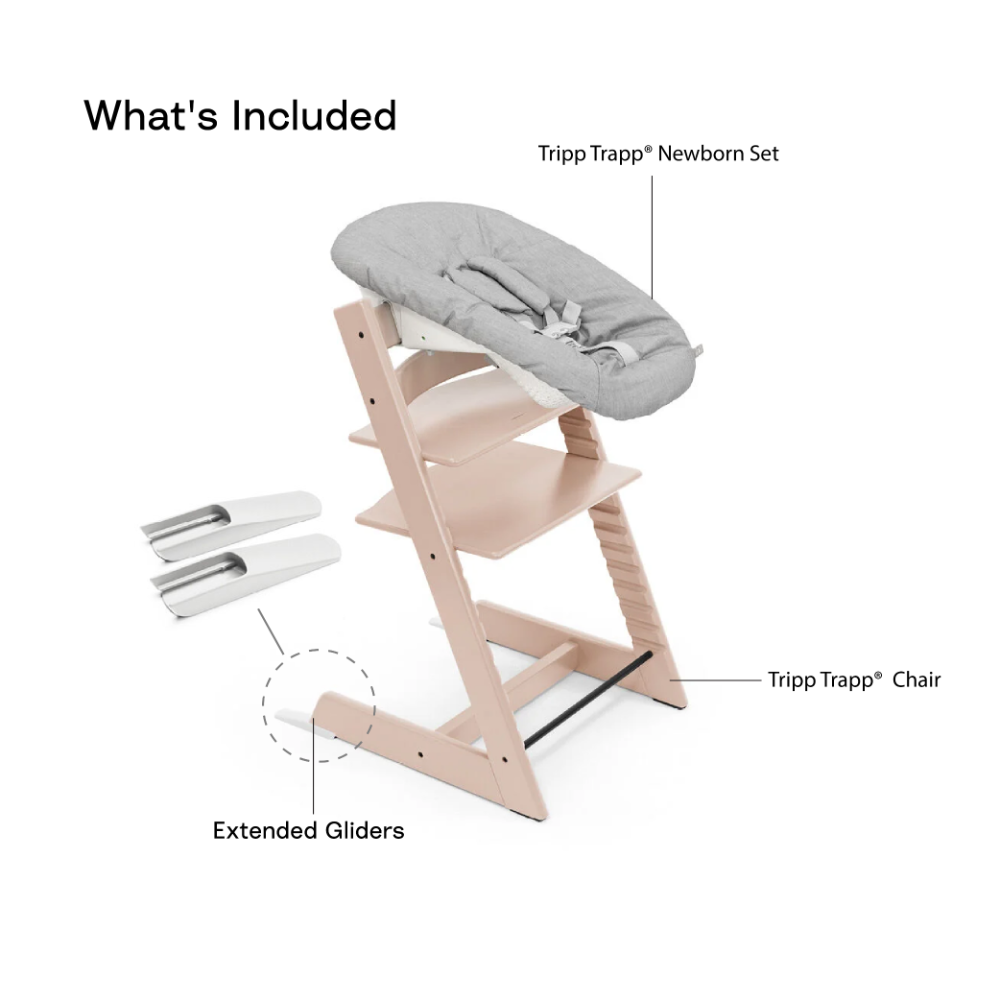 Stokke® Tripp Trapp Newborn Combo (Chair & Grey Newborn set)