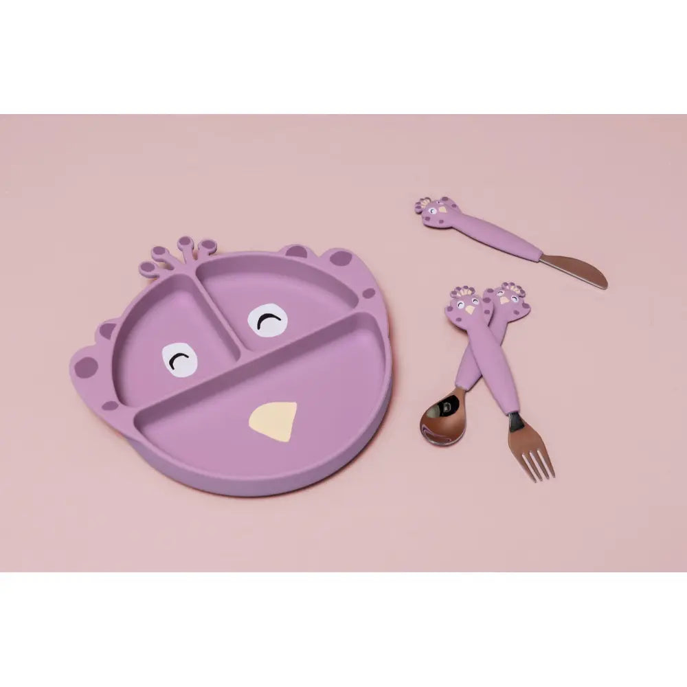 Trixie Silicone Divided Suction Plate - Mrs. Peacock