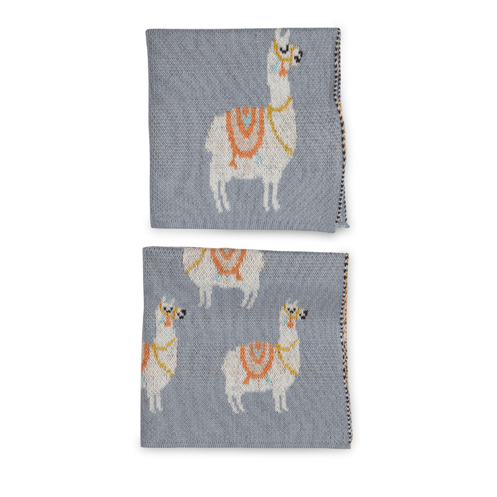 The Baby Trunk Napkin - Llama (Set of 2)
