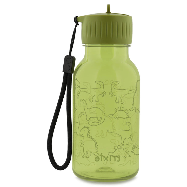 Trixie Tritan™ Kids Water Bottle | 350 ml Leak-Proof Drinking Bottle with Easy-Sip Spout, Carry Loop &amp; Dishwasher-Safe Design | 3 Years Onwards | Daring Dino