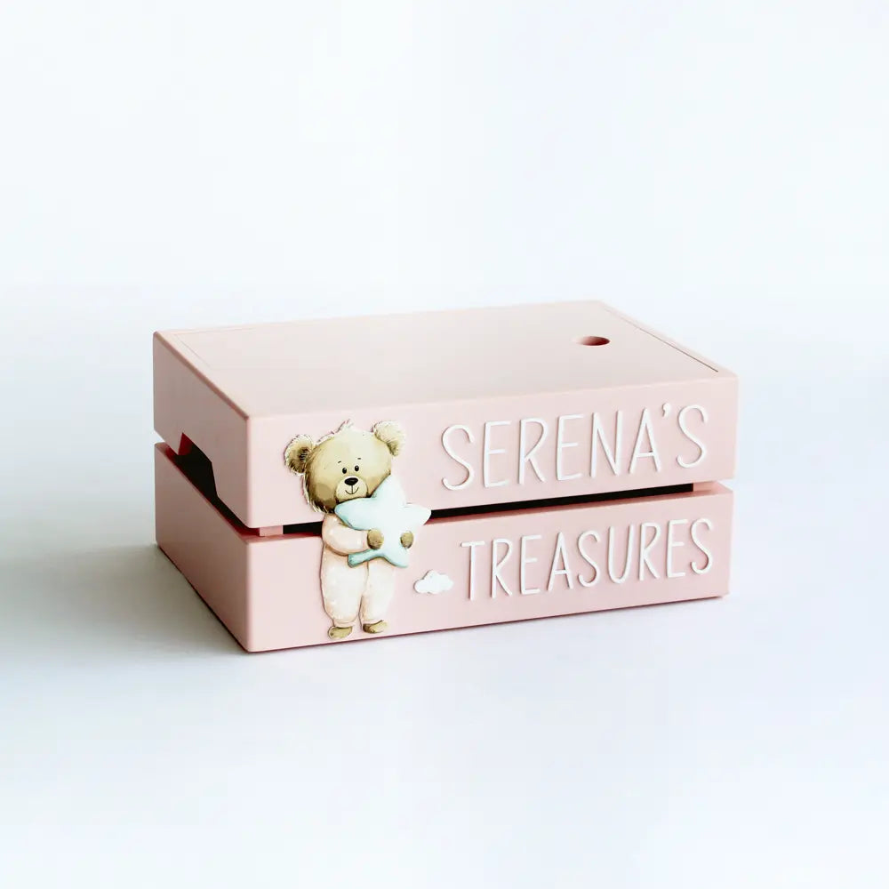 The Tiny Trove My Treasure Box (Teddy) - Pink