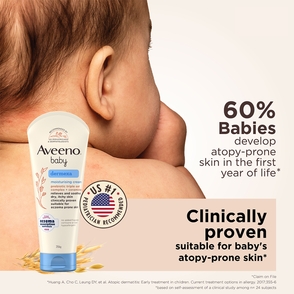 Aveeno Baby Dermexa Cream - 206gms