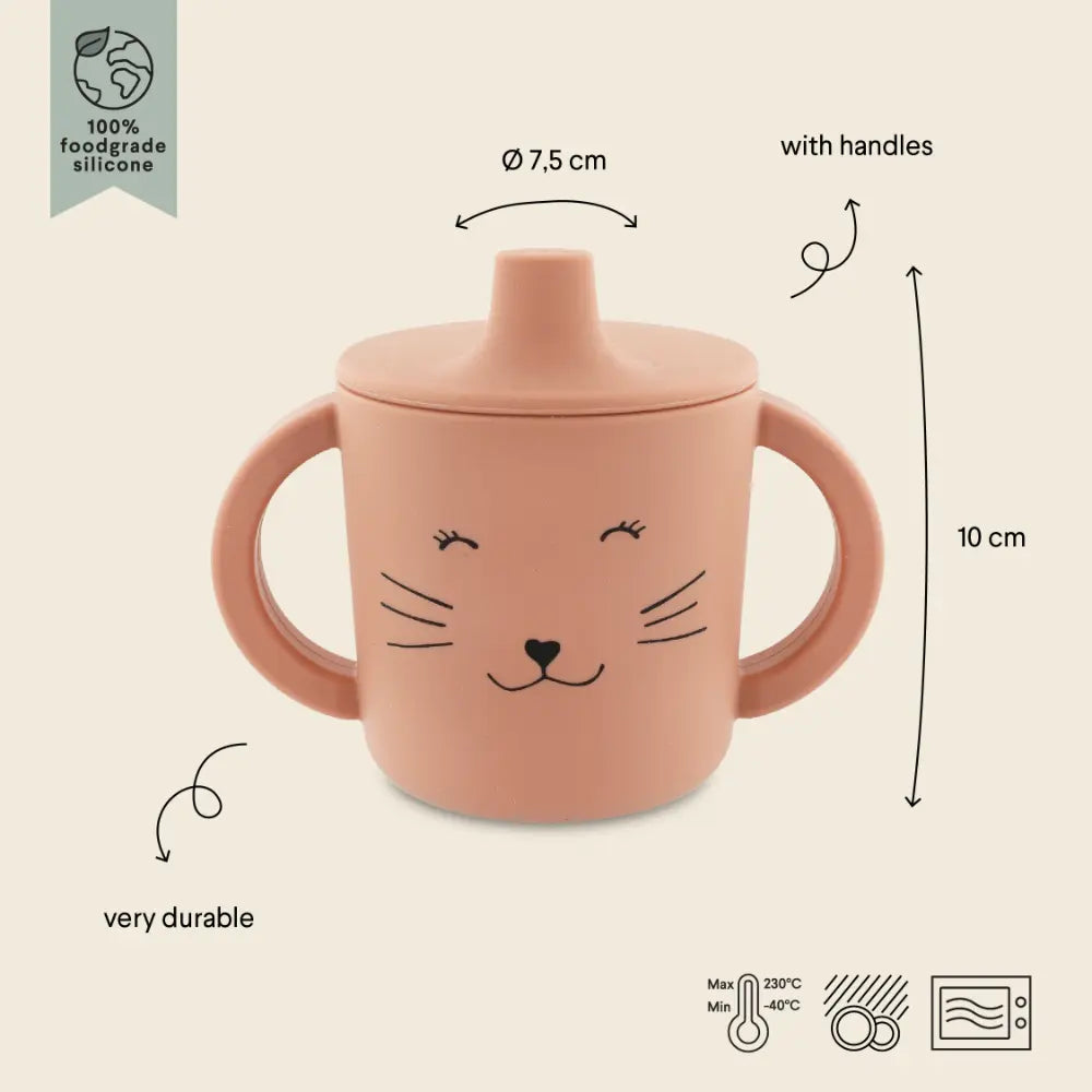 Trixie Silicone Sippy Cup - Mrs. Cat