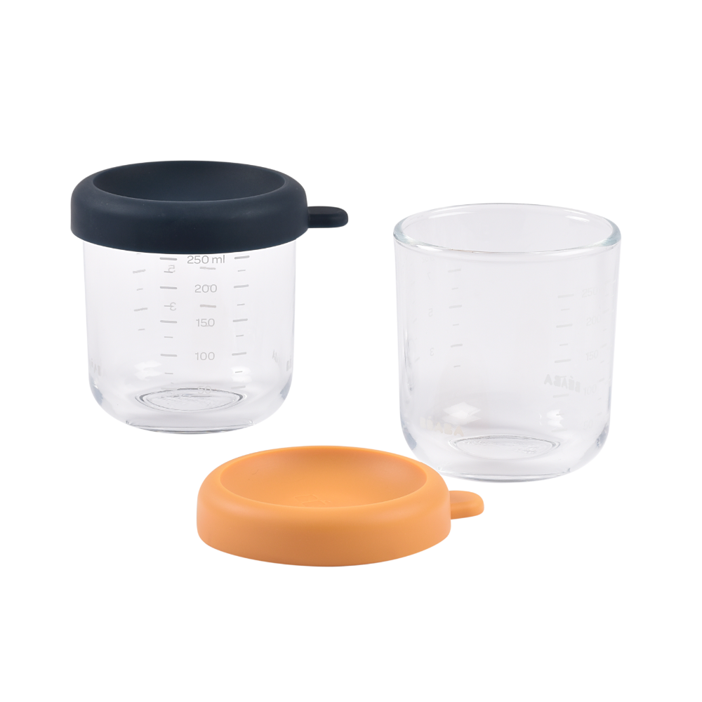 Beaba Set of 2 Glass Food Storage Containers 250 ml