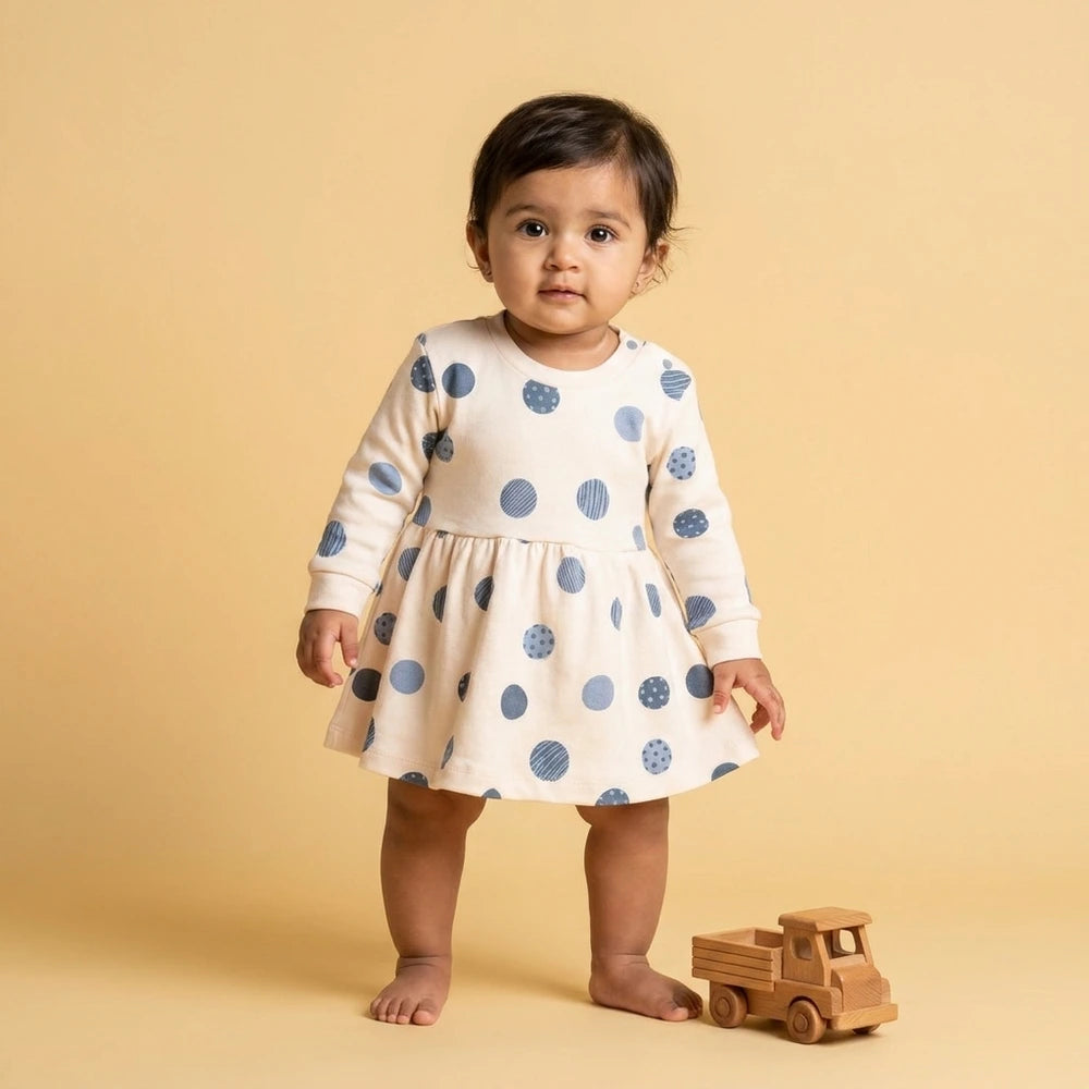 Faura Dress For Girls - Starry Nights