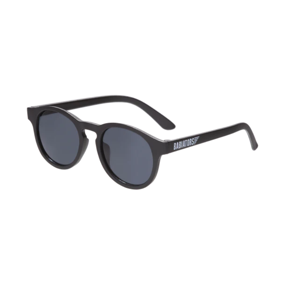 Babiators Originals Keyhole Sunglasses: Jet Black | Smoke Lens