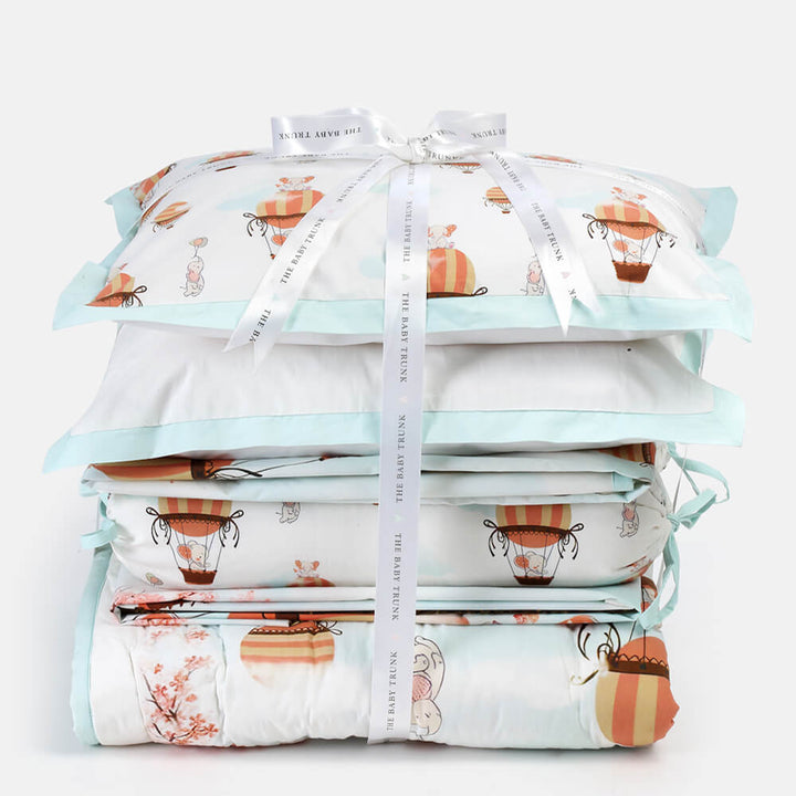 The Baby Trunk Ele On The Balloon - Bedding Set