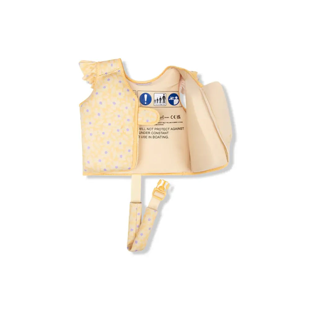 Swim Essentials Swim Vest, Kids Float Vest for Ages 1–2 Years (11–15 kg), Yellow - Florish