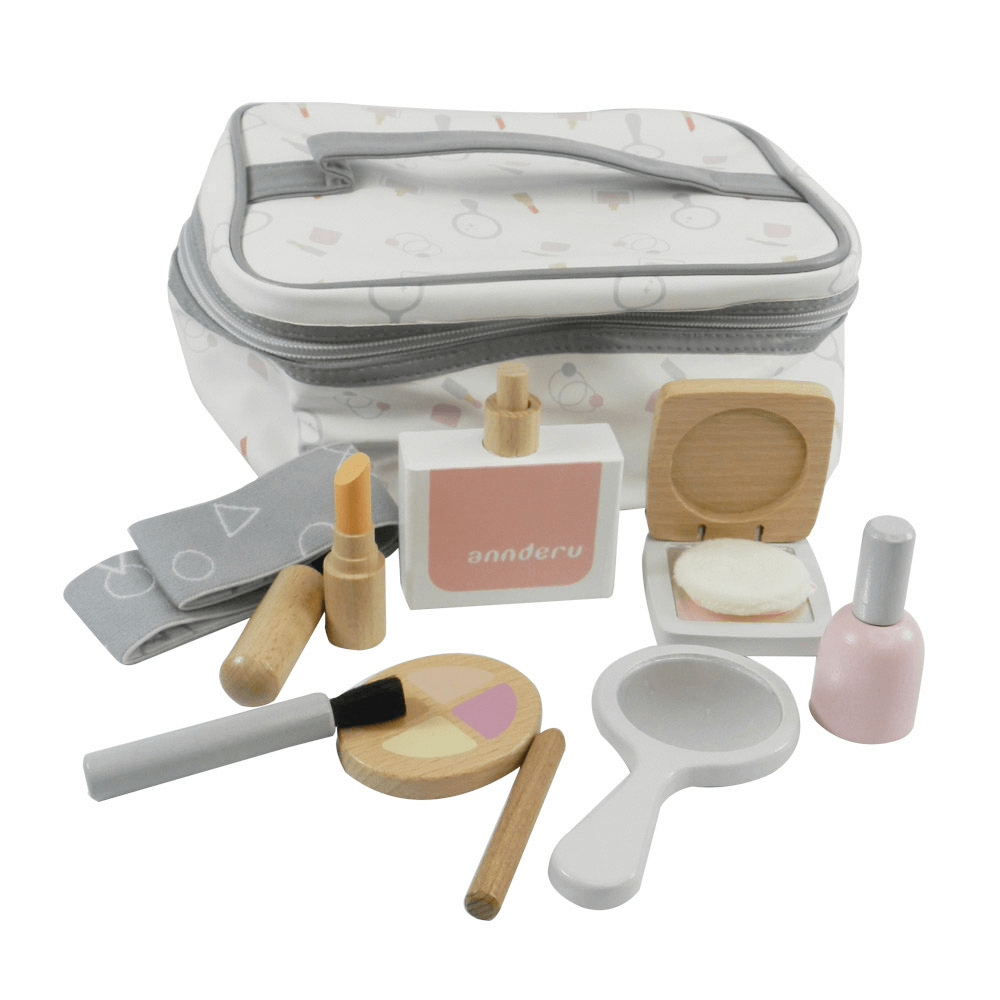 Playbox Glam it Up - Wooden Makeup Set - 10 Pcs