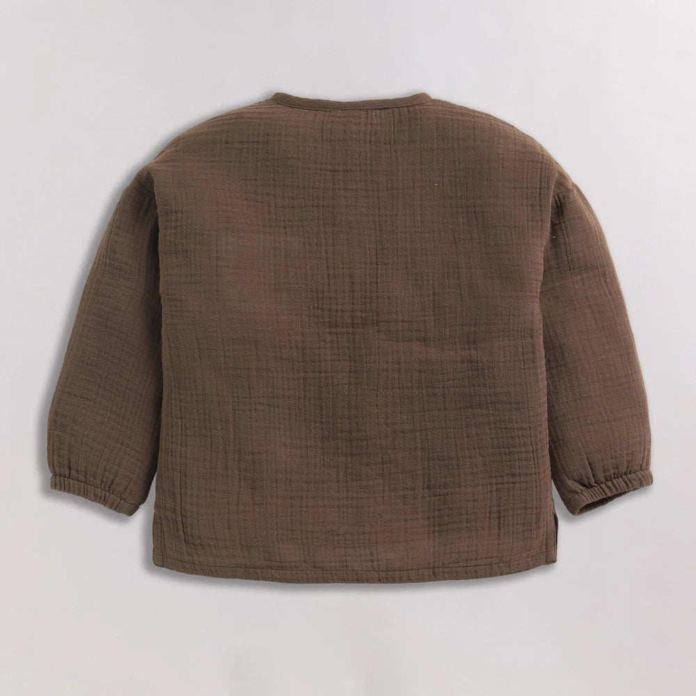 Cot &amp; Candy Baby Organic Boys Cordset - Cocoa Whisper