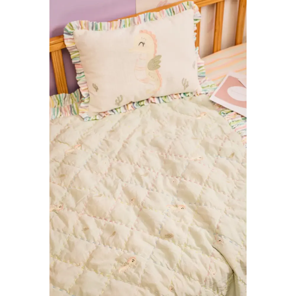 Fa Home Seahorse Dreams Blanket Set - Multi