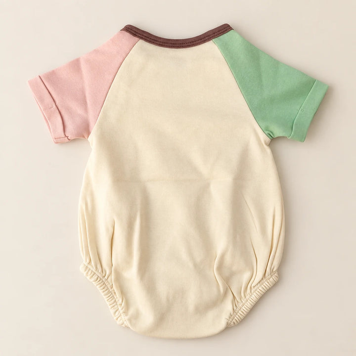 Faura Unisex Banana Cotton Feeling Grateful Romper - Cream