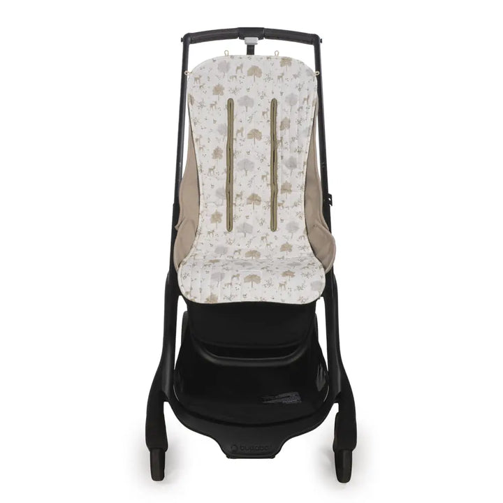 Pasito a Pasito Nara Universal Stroller Seat Liner, 100% Cotton with Breathable Backrest and Adjustable Opening