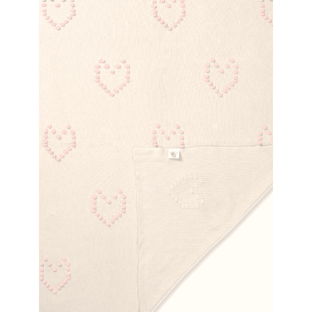 The Baby Trunk Blush Pink Cotton Mild Winter Blanket For New-born