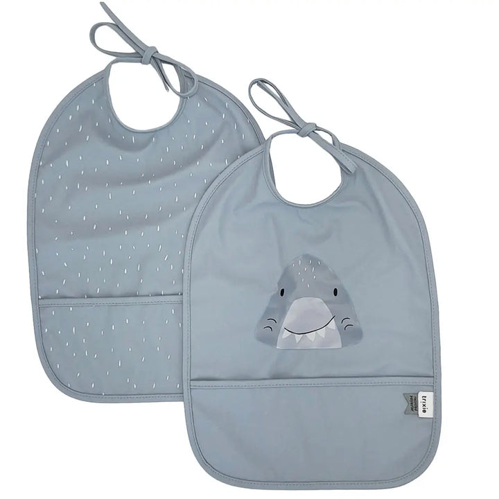 Trixie Waterproof Bib 2-pack - Mr. Shark