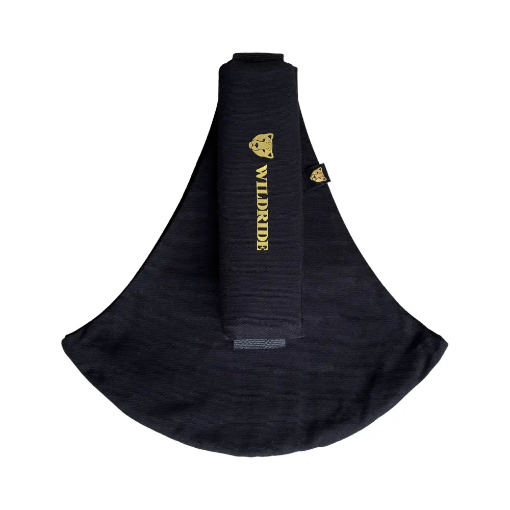 Wildride Toddler Carrier | Lightweight 100% Cotton Hip Seat Baby Carrier for Toddlers 9 Months–4 Years | Ergonomic, Portable &amp; Travel-Friendly Child Carrier | Comfortable Alternative to Stroller for Everyday Use - Black