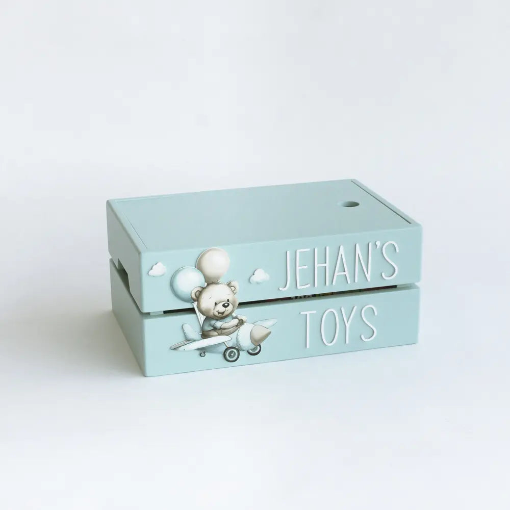The Tiny Trove My Toy Box (Teddy) - Blue