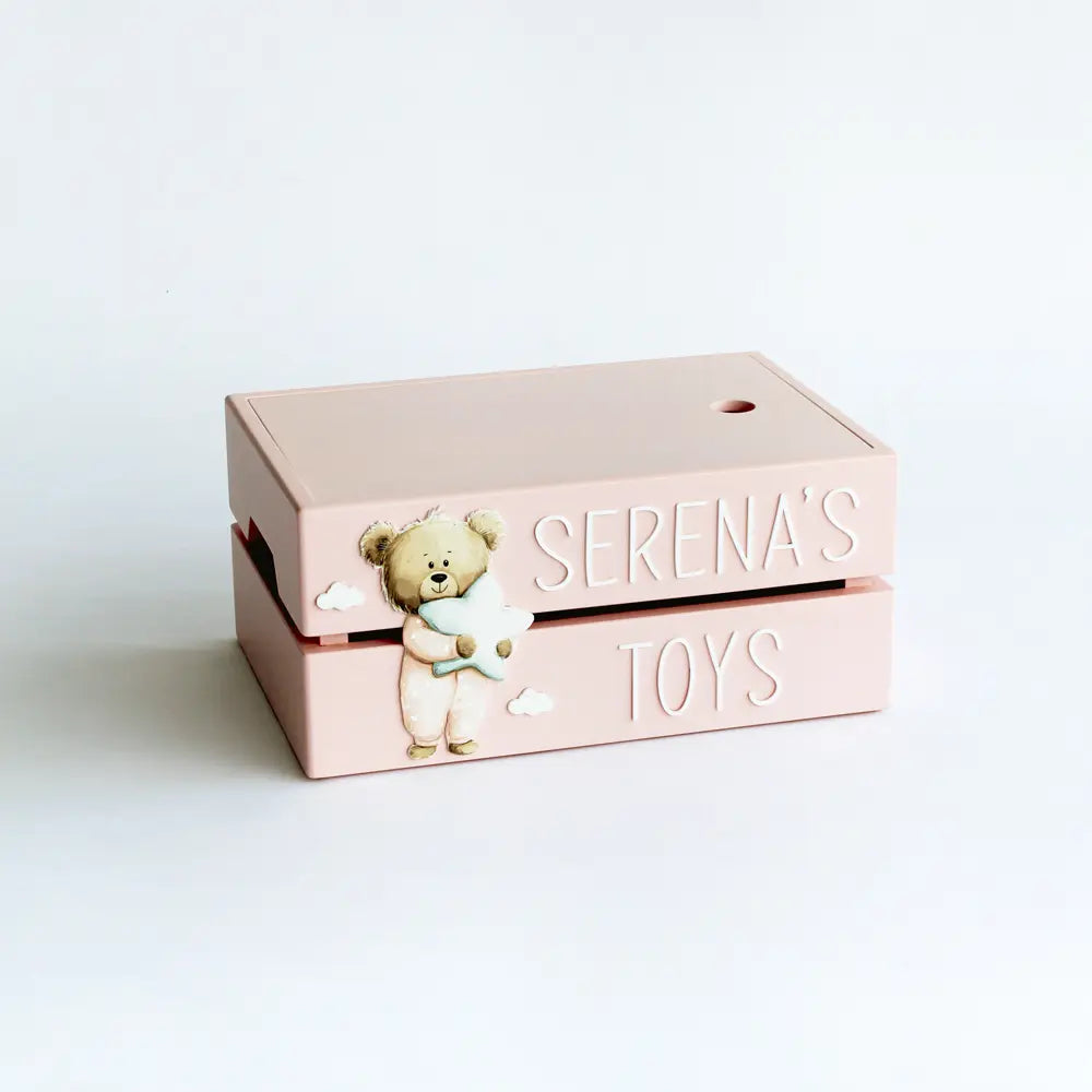 The Tiny Trove My Toy Box (Teddy) - Pink