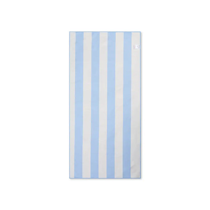 Swim Essentials Microfiber Beach Towel, Quick-Dry Sand-Resistant Towel, 135 × 65 cm, Blue- Seas The Day