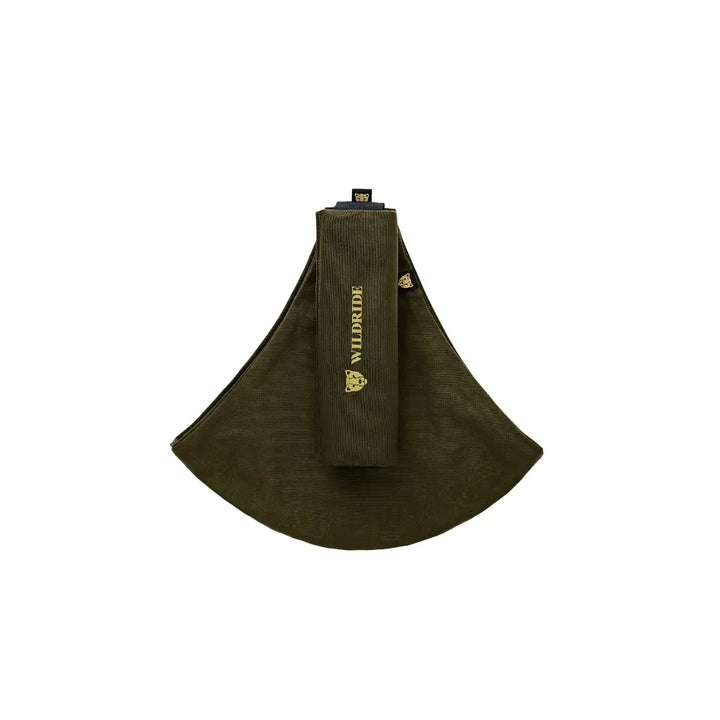 Wildride Toddler Carrier | Lightweight 100% Cotton Hip Seat Baby Carrier for Toddlers 9 Months–4 Years | Ergonomic, Portable &amp; Travel-Friendly Child Carrier | Comfortable Alternative to Stroller for Everyday Use - Army Green
