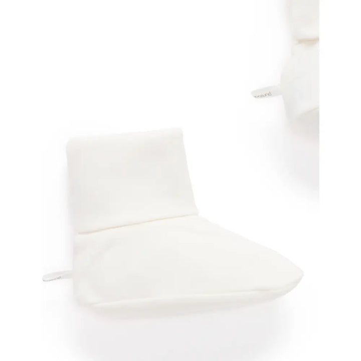 Purebaby Unisex Organic Cotton Baby Booties - Vanilla