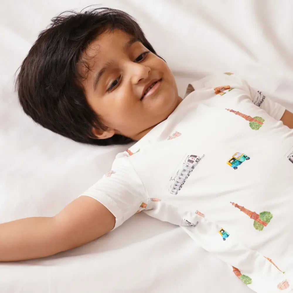 Bubz Bamboo Baby Co-rd Set - Soft Breathable Outfit - Delhi