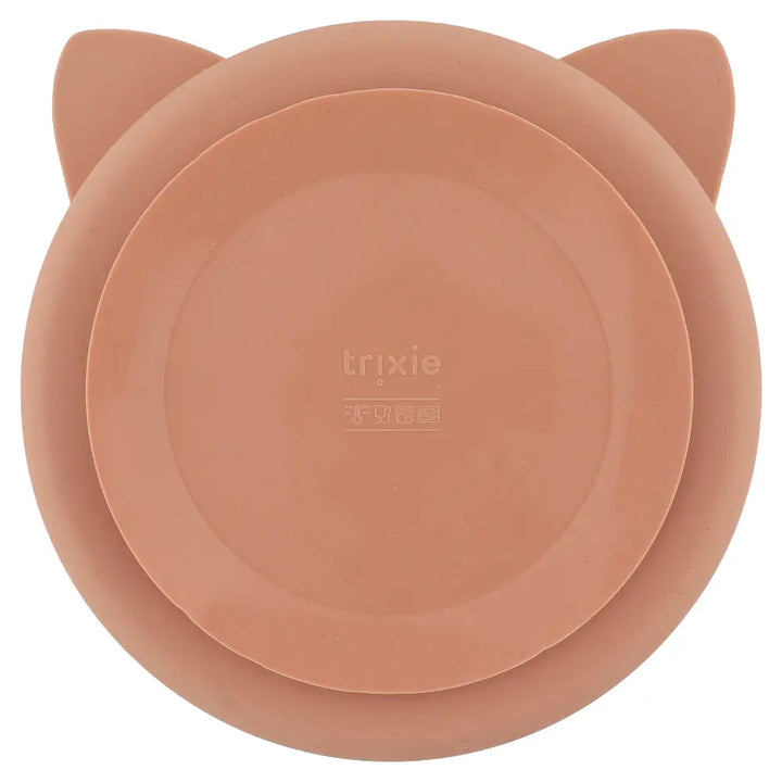 Trixie Silicone Divided Suction Plate - Mrs. Cat