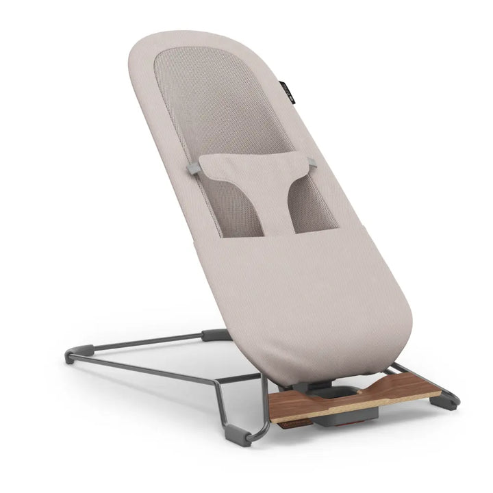 UPPAbaby Mira 3-in-1 Manual Bouncer &amp; Toddler Seat, Natural Rocking, Newborn to Toddler, Ergonomic Convertible Baby Bouncer, Lightweight &amp; Foldable, Suitable from Birth - Townsend/Beige