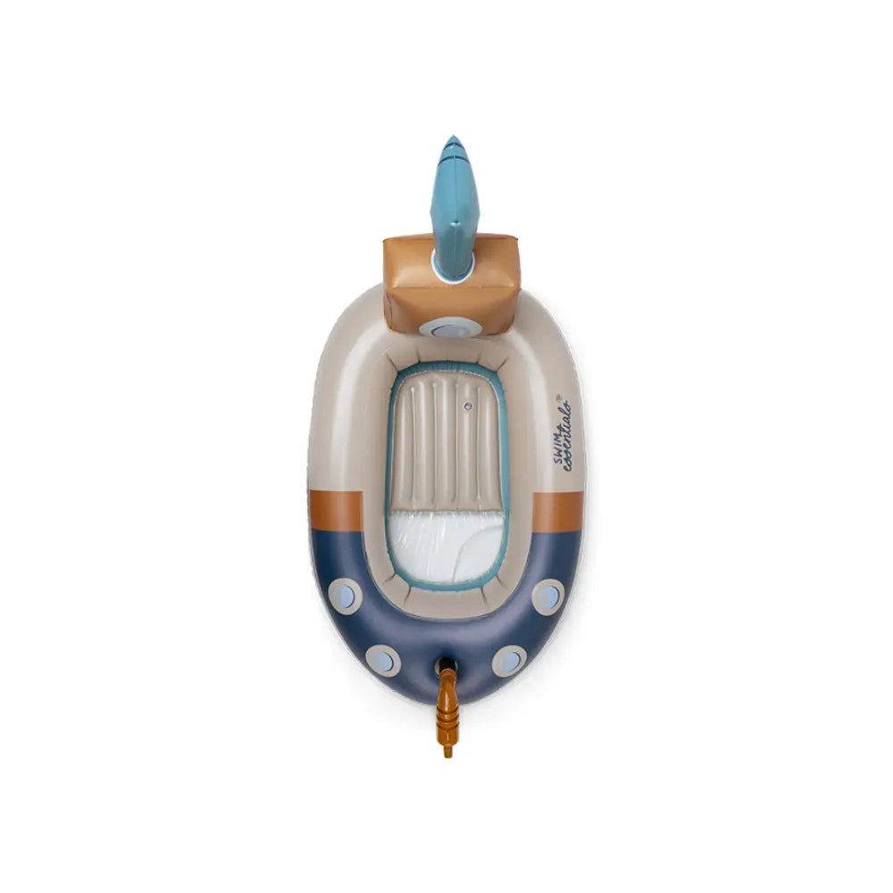 Swim Essentials Float Boat Yellow Submarine, Inflatable Baby Bath Tub for Infants 0–12 Months