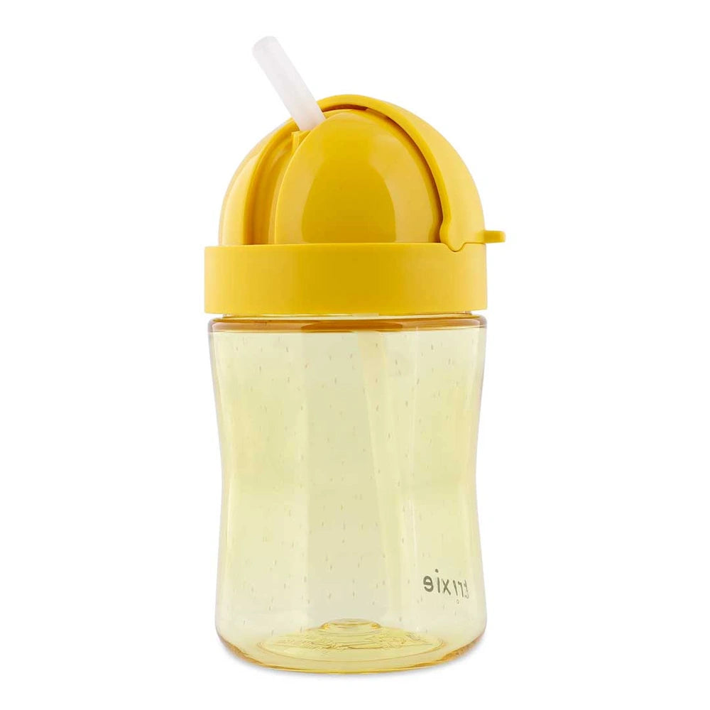 Trixie Straw Cup | Spill-Resistant Tritan™ Drinking Cup with Hygienic Lid &amp; Easy-to-Clean Design for Independent Drinking | 9 Months Onwards | Mr. Lion