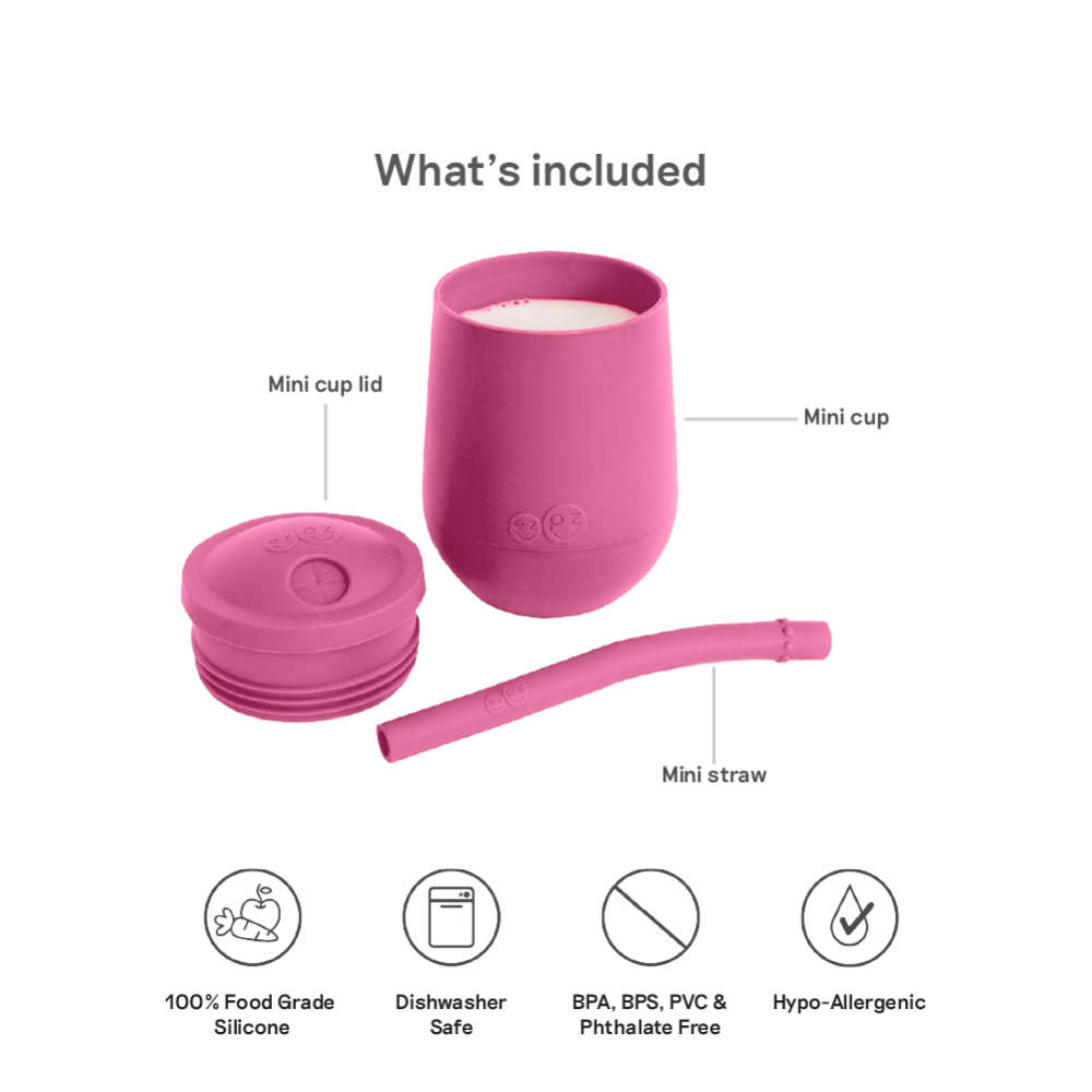 ezpz Mini Cup + Straw Training System for Toddlers