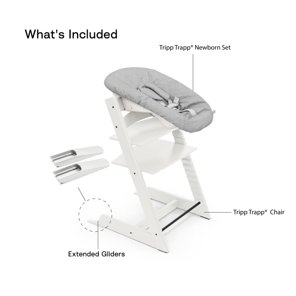 Stokke® Tripp Trapp Newborn Combo (Chair & Grey Newborn set)