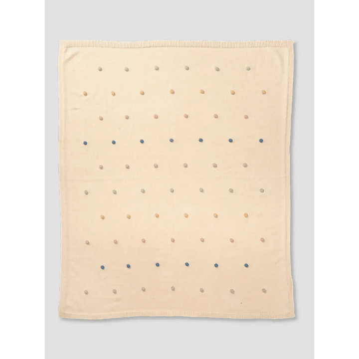 The Baby Trunk Organic Rainbow &amp; Dots Baby Blanket Gift Box Set (Pack Of 2) Newborn Baby Care Soft Comfort