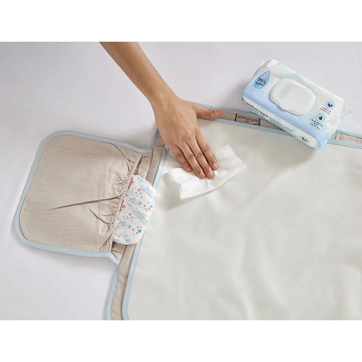 Annasimona Kids Portable Diaper Changing Mat - Hot Air Balloon