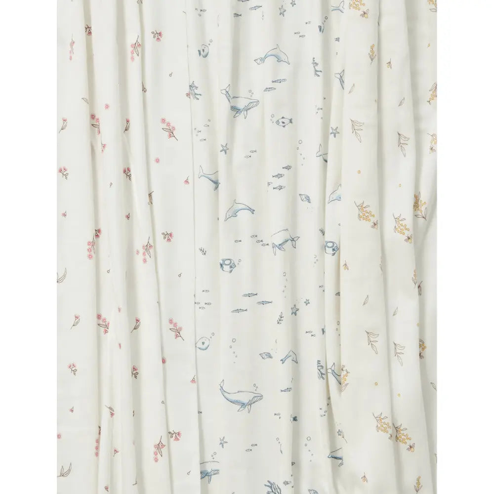 Purebaby Unisex Organic Cotton Bunny Rug &amp; Snookie Pack - Vanilla Blossom