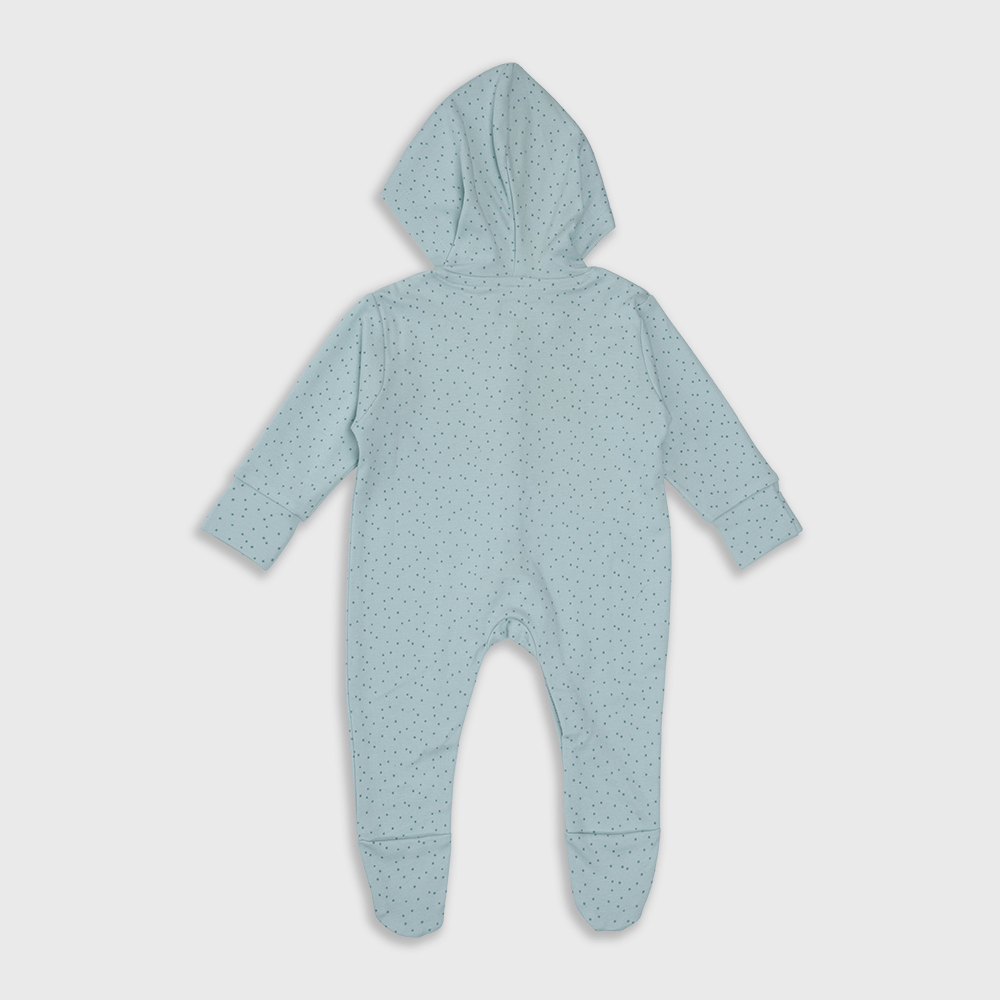 Enfants Whimsical Dots (Light Teal) - Baby Jumpsuit