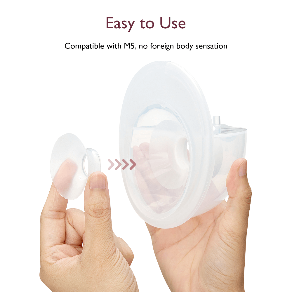 Momcozy Breastfeeding Access Flange Insert For M5 - Transparent
