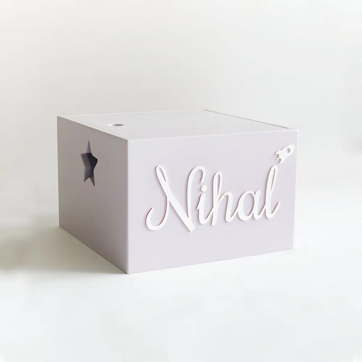 The Tiny Trove Personalized  Star Box - Lilac