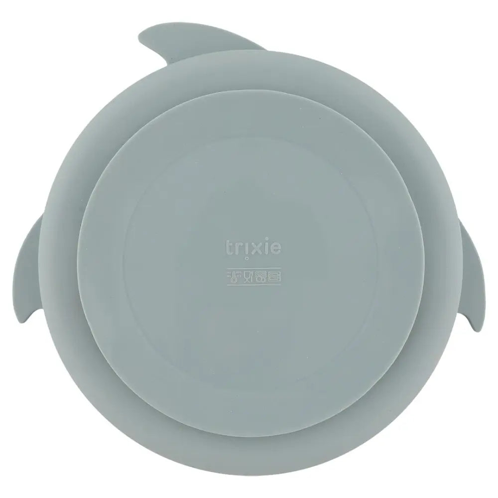 Trixie Silicone Divided Suction Plate - Mr. Shark