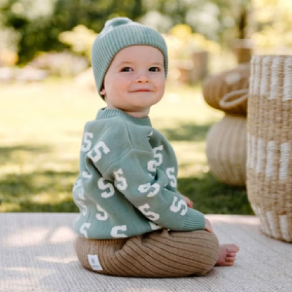 NamelyCo's Alpha Beanie - Lily Pad