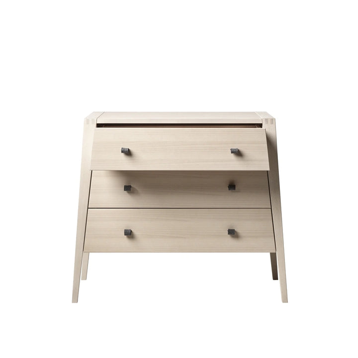 Leander Linea Dresser for Baby &amp; Kids, 3 Spacious Drawers, Soft-Close Storage, Modern Scandinavian Design